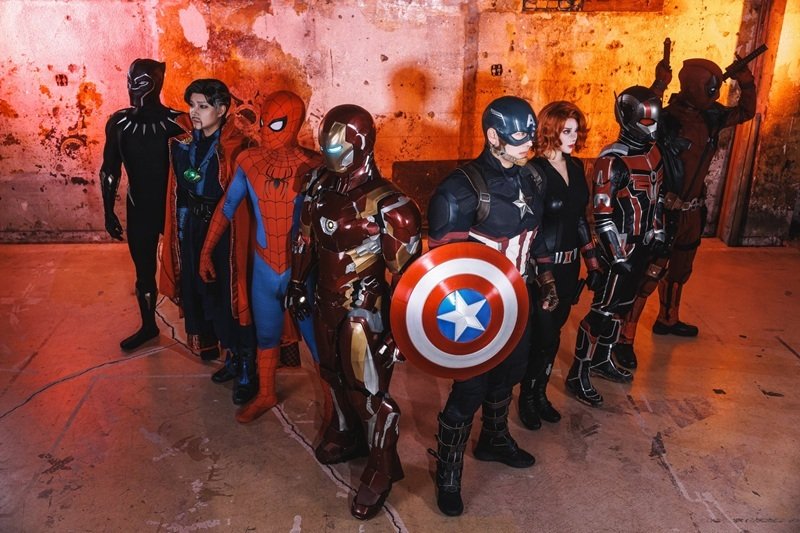 cosplay iron man 8